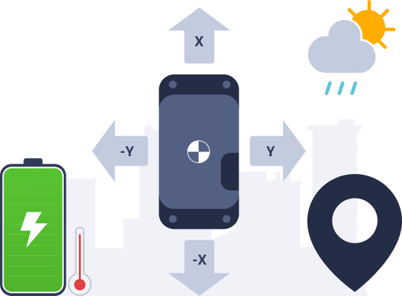 Durable smart bin sensor