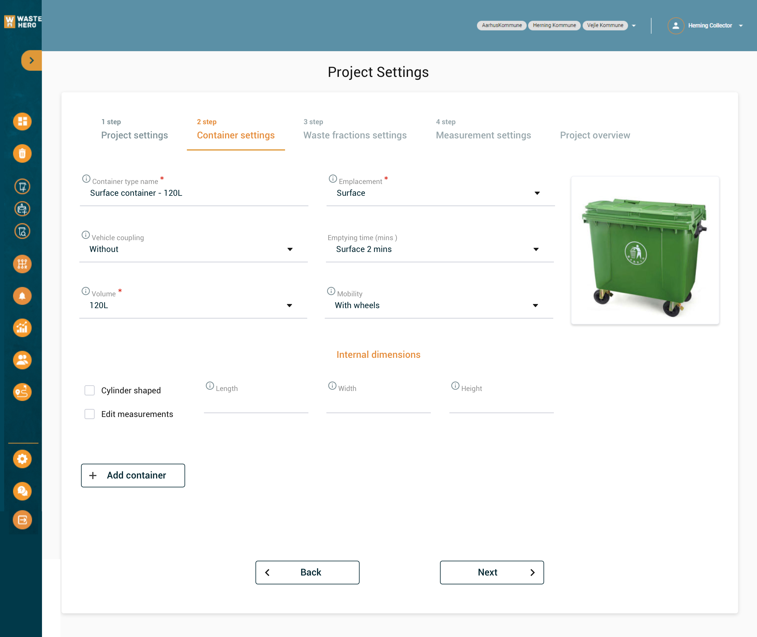 WasteHero management system